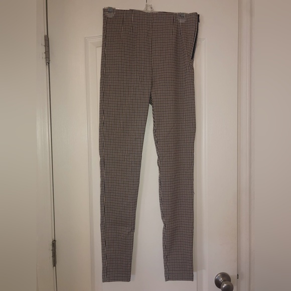 Zara Checkered High Rise Leggings - Picture 2 of 7